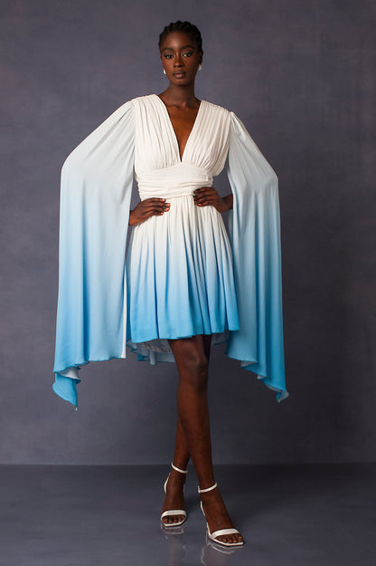 FLAMEN MINI GRADIENT DRESS