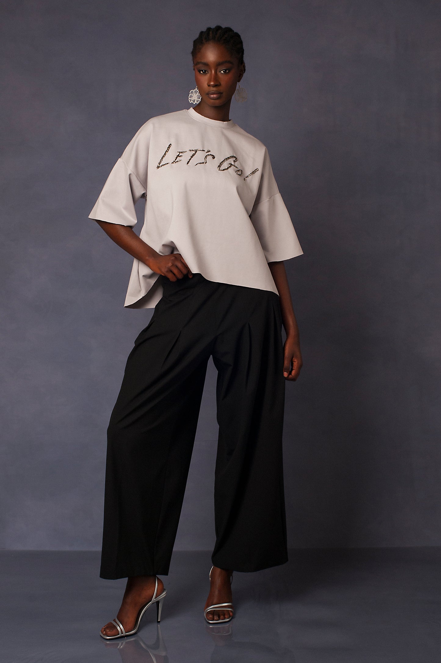 NOMADE BLACK TROUSERS