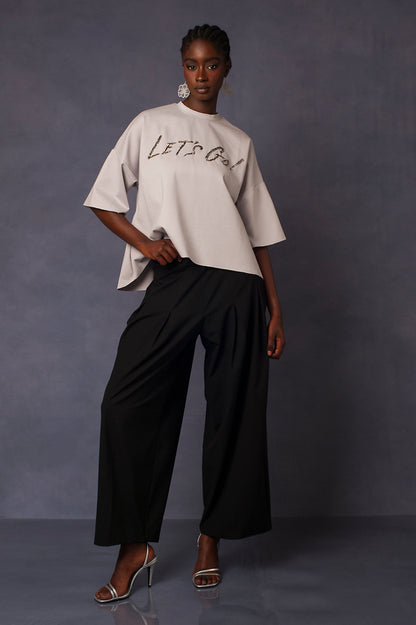 NOMADE BLACK TROUSERS