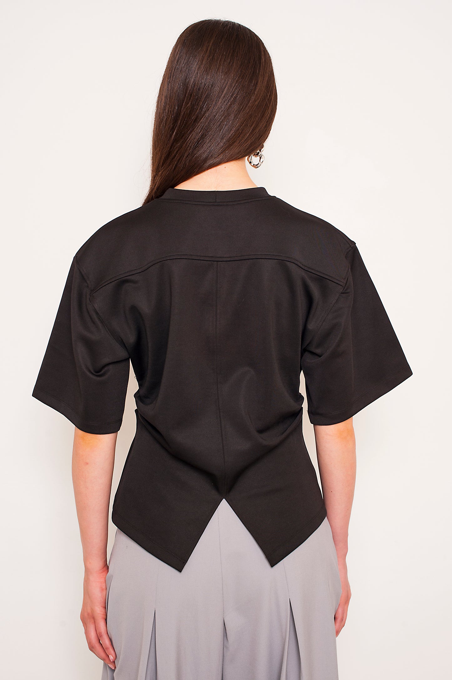 BEHAVE EMBROIDERED TEE