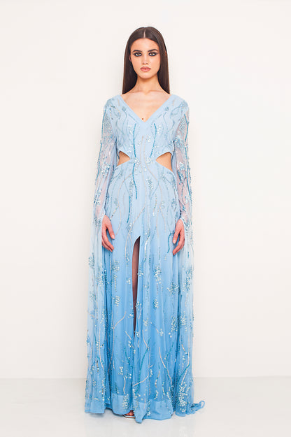 VESTALE EMBROIDERED LONG DRESS