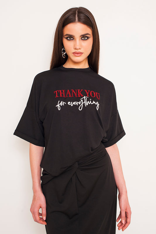 THANK YOU EMBROIDERED TEE